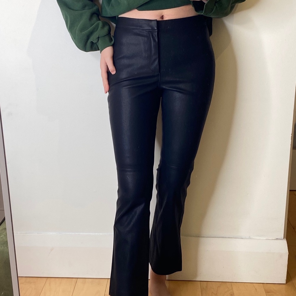 Black Vegan Leather Pants Urban Outfitters